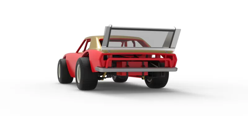 Vintage Semi-Late Model Stock Car Scale 1:25 - Model preview 15