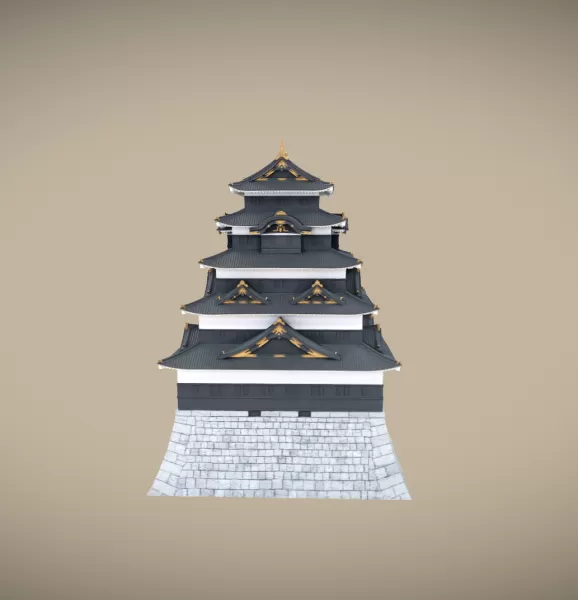 Edo Castle - Model preview 3