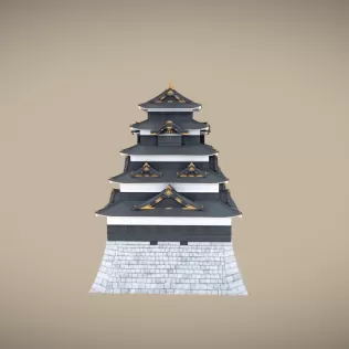 Edo Castle - Model thumbnail 3