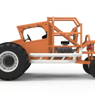 Racing Combine Harvester Base Scale 1:25 - Model thumbnail 9