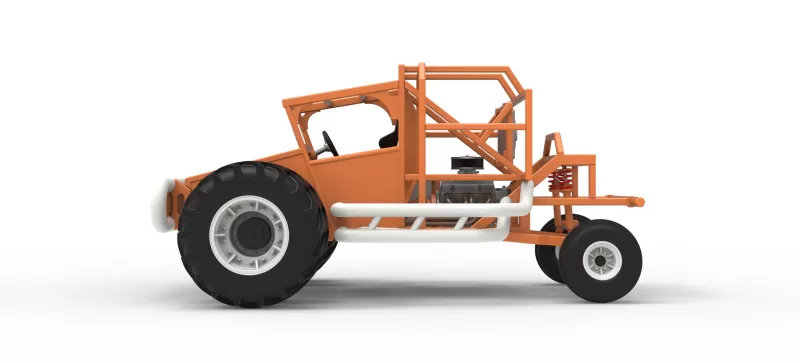 Racing Combine Harvester Base Scale 1:25 - Model preview 9
