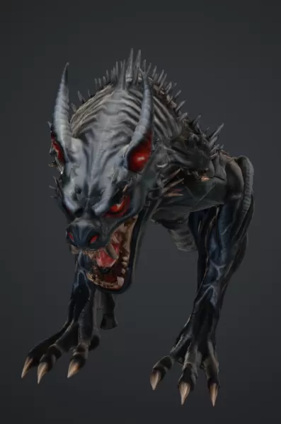 schwarzes monster - Model preview 1