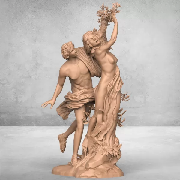 Apollo and Daphne Sculpture - Model preview 1