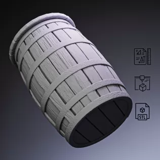 Kill Devil Barrel #RoZ - Model thumbnail 7