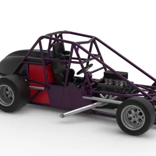 Experimental Pavement Silver Crown Car Base Version 2 Scale 1:25 - Model thumbnail 21