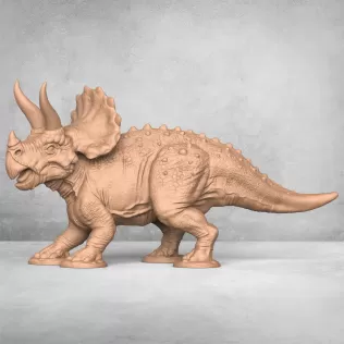 Monster Triceratops Dinosaur - Model thumbnail 4