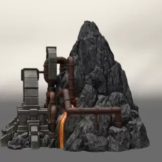 Dwarven Lava Forge STL File for 3D Print - Model thumbnail 7
