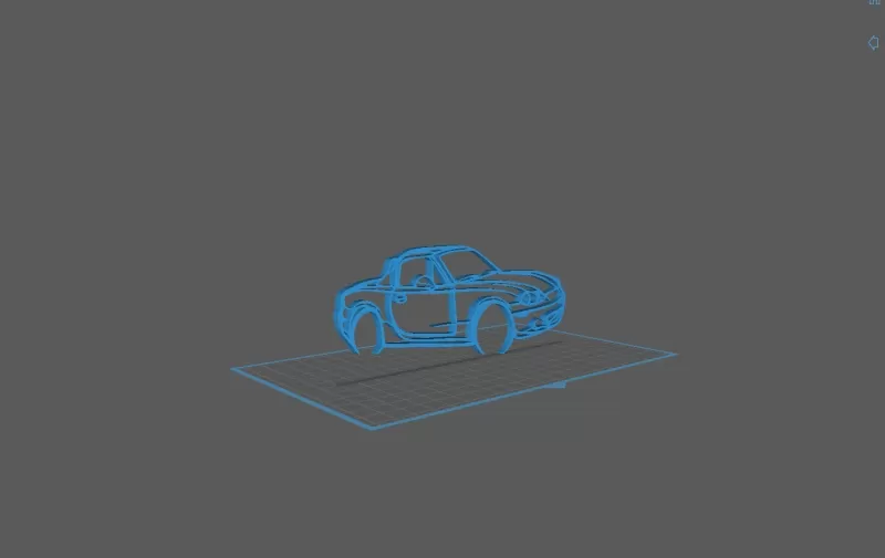 Mazda - MX5 MK2 Wall Art - Model preview 2