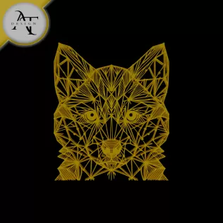 Dog - Geometric - 2D Wall Art Decor