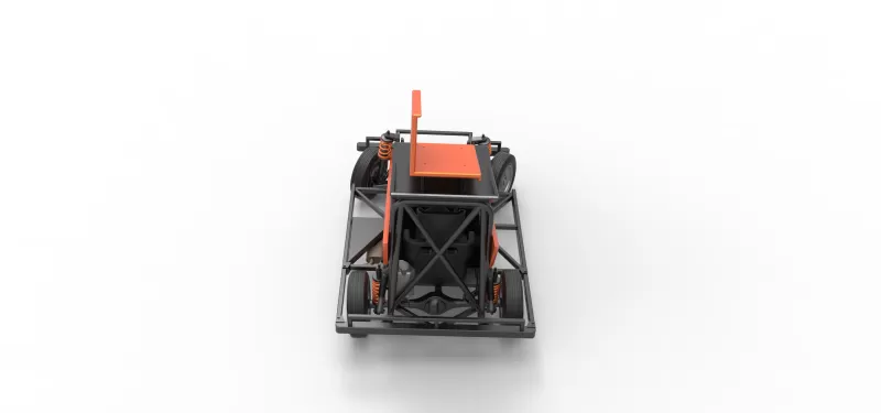 New Zealand Ministock car while turning Version 2 Scale 1 to 25 - Model preview 17