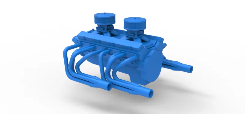 Engine V16 Scale 1:25 - Model preview 10