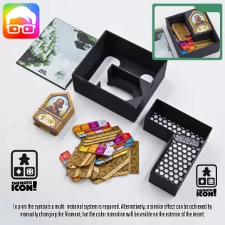 Planta Nubo board game organizer by @ammedia3d - Model thumbnail 9