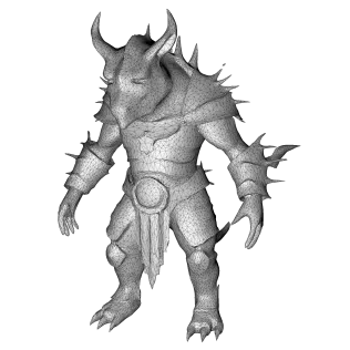 Golden Beast Guardians – Gilded Horned Character Pack (10 Models - Model thumbnail 9