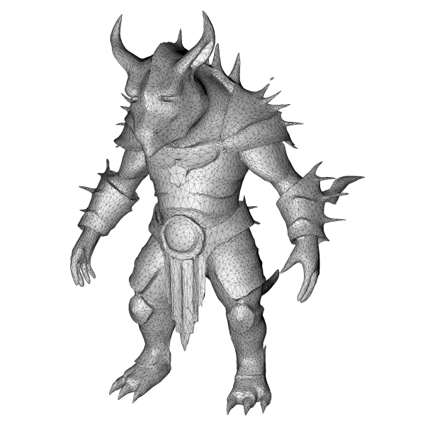 Golden Beast Guardians – Gilded Horned Character Pack (10 Models - Model preview 9