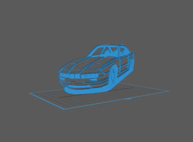 BMW - Serie 8 E31 Wall Art - Model preview 2