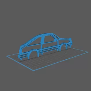 Toyota - AE86 Wall Art - Model thumbnail 1