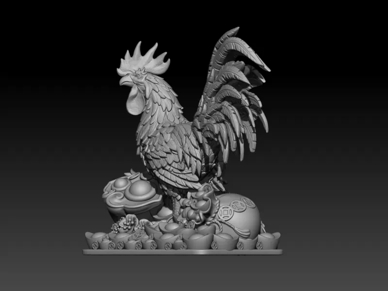 Zodiac Rooster - Model preview 3