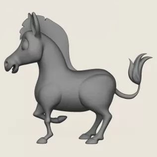 Zebra Toy Print Ready 3D Model - Model thumbnail 3