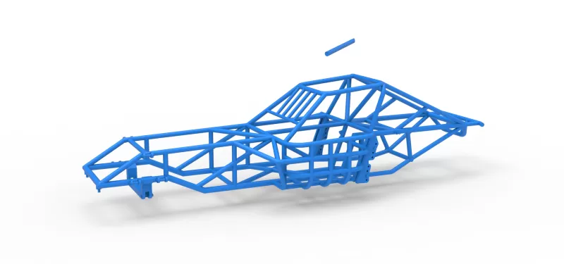 Frame of Super Dirt Late model Scale 1:25 - Model preview 17