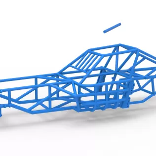Frame of Super Dirt Late model Scale 1:25 - Model thumbnail 17
