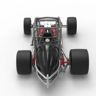 Vintage Pavement Silver Crown Car Base Scale 1:25 - Model thumbnail 17