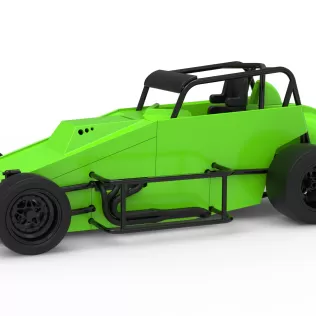 Pavement Silver Crown Car Version 3 Scale 1:25