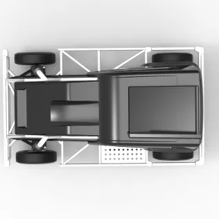 New Zealand Ministock car Version 3 Scale 1:25 - Model thumbnail 11
