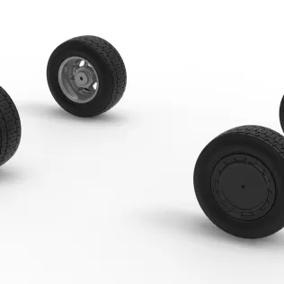 Wheel Set of Mod Lite Race car Version 2 Scale 1:25 - Model thumbnail 9