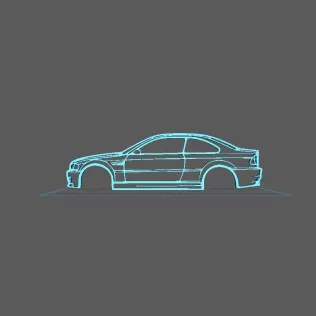 BMW - E46 M3 Wall Art