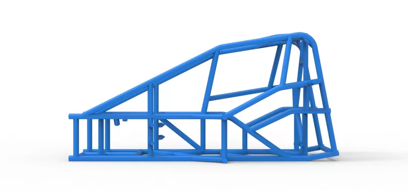 Frame of Three Quarter Midget Scale 1:25 - Model preview 6