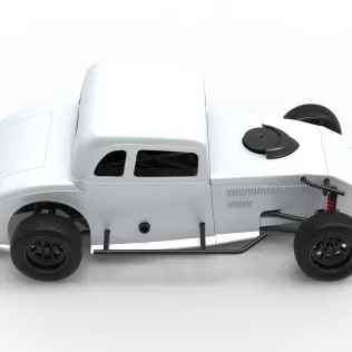 Canadian vintage modified stock car Scale 1:25 - Model thumbnail 23