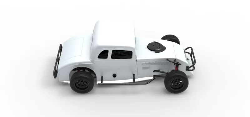 Canadian vintage modified stock car Scale 1:25 - Model preview 23