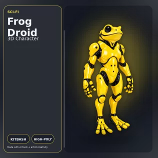 Creature Kitbash Collection – High-Poly Fantasy & Sci-Fi Charact - Model thumbnail 18