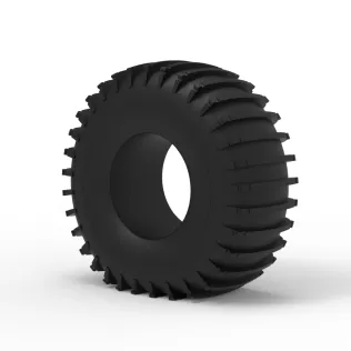 Trom tire 1 deflated Scale 1:25 - Model thumbnail 7