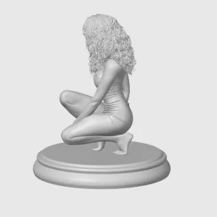 Scarlett Johansson 3D - Model thumbnail 7