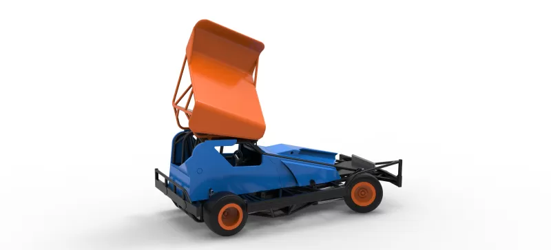 BriSCA Formula 1 Stock Car for Dirt while turning V2 Scale 1:25 - Model preview 20
