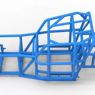 Frame of Mod Lite Race car Scale 1:25 - Model thumbnail 7
