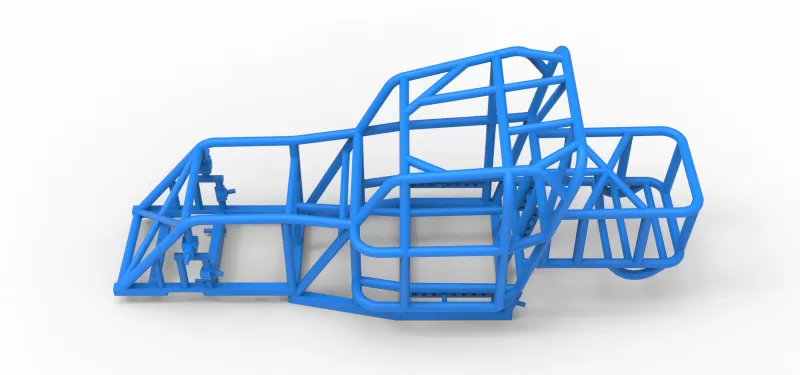 Frame of Mod Lite Race car Scale 1:25 - Model preview 7