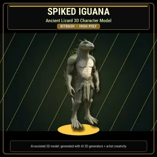 Beast Warriors Pack – Fantasy Creature 3D Models Kitbash - Model thumbnail 18