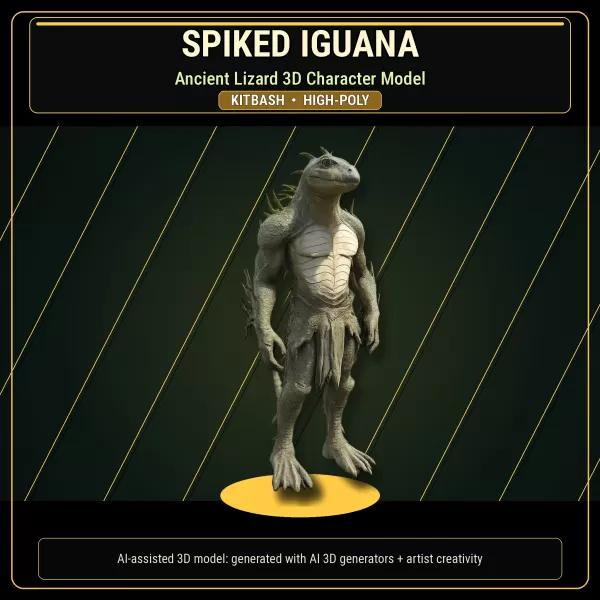 Beast Warriors Pack – Fantasy Creature 3D Models Kitbash - Model preview 18