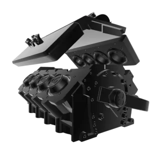 COOLER/SUPPORT FOR V8+4 ENGINE - Model thumbnail 2