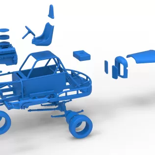 New Zealand Vintage Stock car Scale 1:25 - Model thumbnail 22