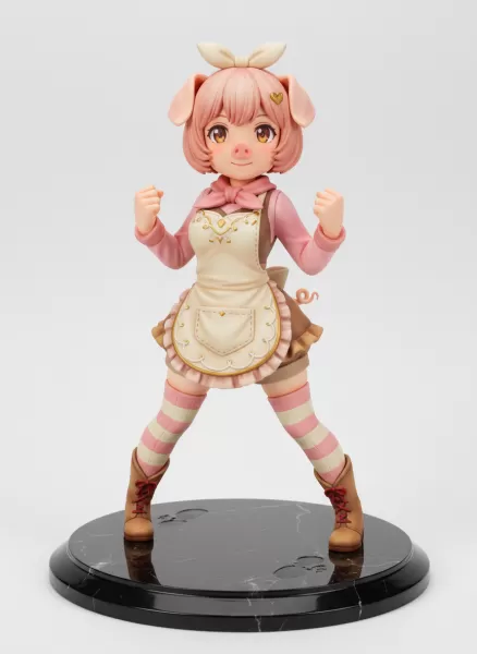 Modelo de chica Cerdo kemonomimi - Model preview 1