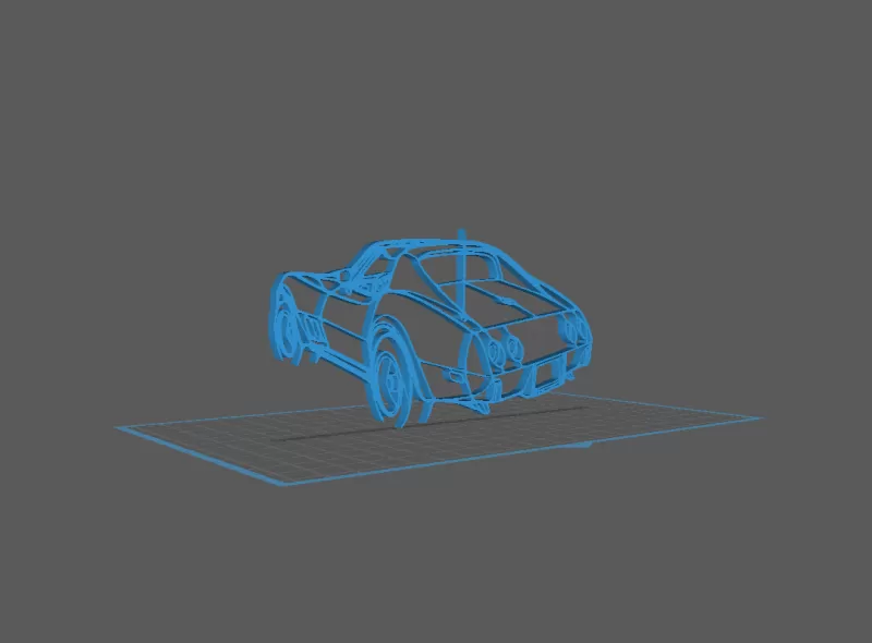 Chevrolet - Corvette C3 1976 Wall Art - Model preview 2