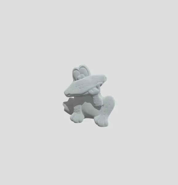 Golden Speckled Crocodile - Model preview 1