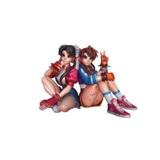 Two Fighter Girls 3D Model - Model thumbnail 3