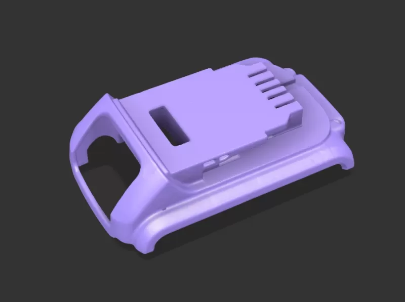 DeWALT 18V 5Ah Battery 3D Scan STL for 3d print - Model preview 3