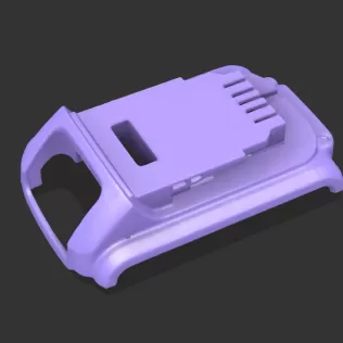 DeWALT 18V 5Ah Battery 3D Scan STL for 3d print - Model thumbnail 3