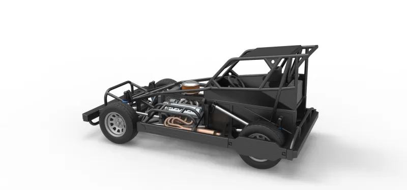 New Zealand Superstock car Base Version 4 Scale 1:25 - Model preview 12