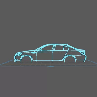 BMW - M5 E60 Wall Art